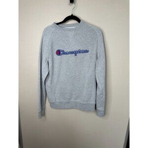 Champion Womens Sweatshirt Medium long sleeve pullover round neck cotton